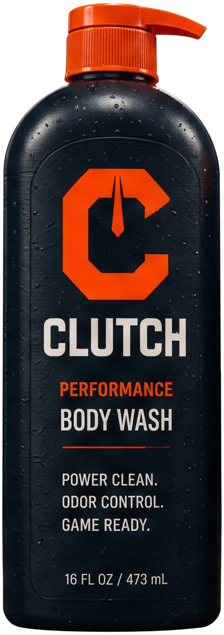 Clutch Performance Body Wash bottle